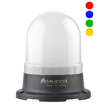 Avisador luminoso de destellos - SNT-115-RGB - MUCCO  Warning Lights - permanente / flash / LED