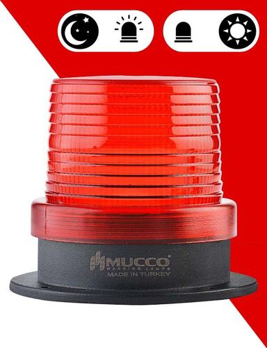 Avisador luminoso de destellos - SNT-925-ND-1 - MUCCO  Warning Lights - permanente / intermitente / multifunción