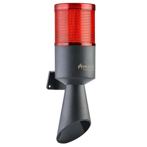 Claxon de alarma LED - SNT-B7022-F1-1 - MUCCO  Warning Lights - montable en pared / con avisador luminoso de LED / con avisador luminoso de flash