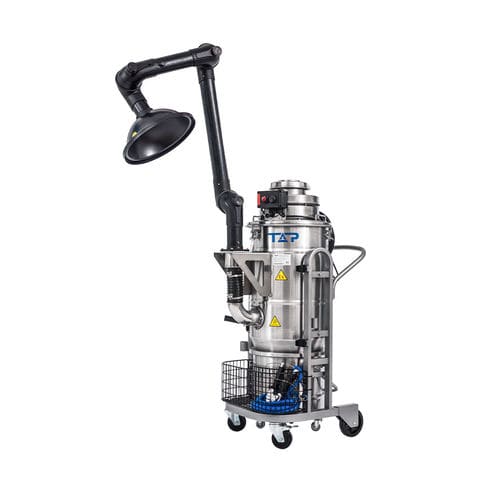Aspirador industrial - TEX3-E DS CV series - Zhejiang TOP Environmental Technology Co., Ltd - en seco / monofásico / sobre ruedas