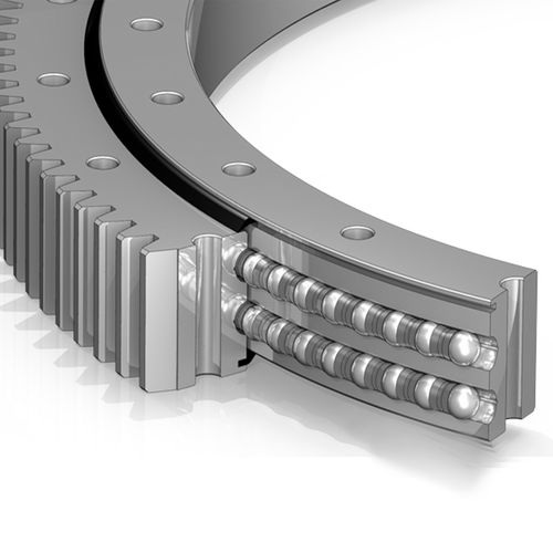 Corona giratoria de bolas/rodillos combinados - 02 series - XUZHOU FENGHE SLEWING BEARING CO.,LTD - con dientes exteriores / con dientes interiores / sin dientes