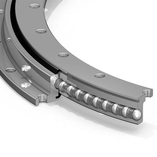 Corona giratoria sin dientes - Light series - XUZHOU FENGHE SLEWING BEARING CO.,LTD - de bolas / de una sola hilera / para obra grúa excavadora