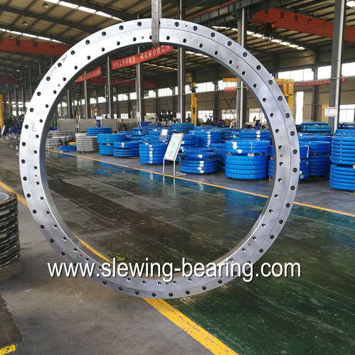 Corona giratoria con dientes exteriores - 01 - XUZHOU FENGHE SLEWING BEARING CO.,LTD - de bolas / de una sola hilera / para aerogenerador