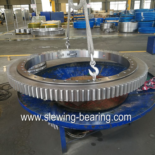 Corona giratoria con dientes exteriores - 02 series - XUZHOU FENGHE SLEWING BEARING CO.,LTD - con dientes interiores / sin dientes / de bolas