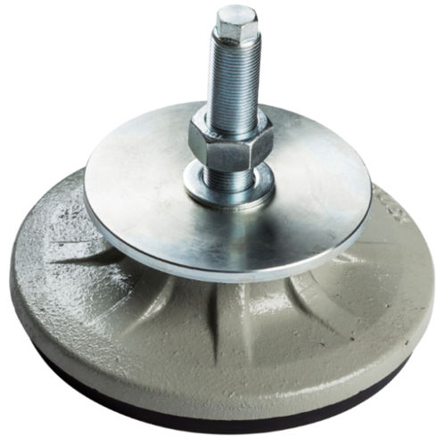 Soporte antivibratorio cilíndrico - MHD series - Sunnex - de elastómero / galvanizado / para máquina