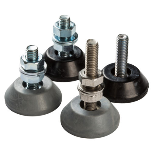 Soporte antivibratorio cilíndrico - LLM19 series - Sunnex - de metal / de acero inoxidable / de caucho