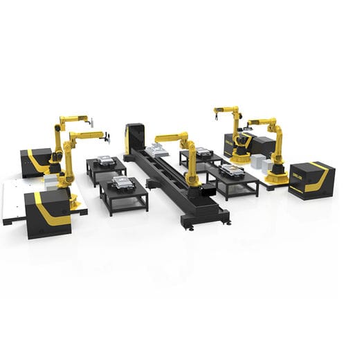 Célula robotizada de soldadura - SF20RFLS - Jinan Senfeng Laser Technology Co. Ltd. - para la industria del automóvil
