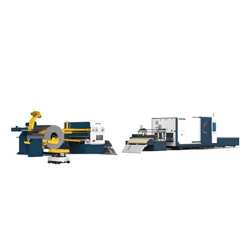 Máquina de corte láser de fibra - SF1503CH - Jinan Senfeng Laser Technology Co. Ltd. - para aluminio / para chapas metálicas delgadas / de bobinas