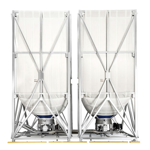 Silo de poliéster - TECHNOSILOS - de fondo cónico / flexible / para polvo