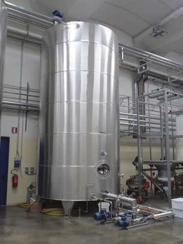 Cuba de almacenaje - TECHNOSILOS - para líquido / de acero inoxidable / de aluminio