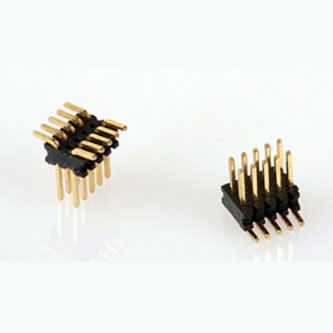Regleta de contacto SMT - AM2D-S-80-XX-A/B-G - ANTELEC - macho / de dos hileras / recta
