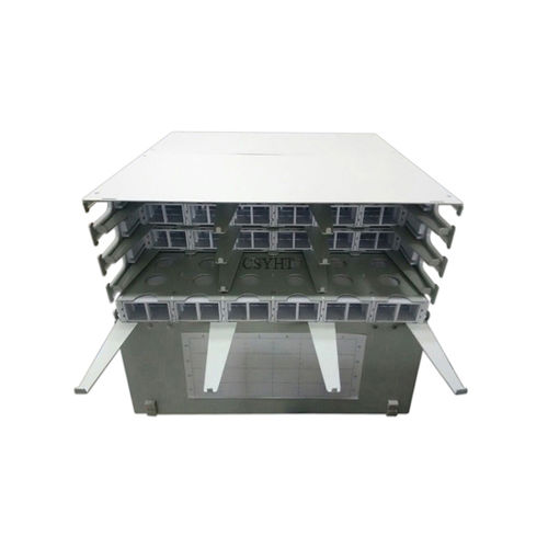 Panel de conexiones de fibras ópticas - AHODF4U576C - Shenzhen YHT Broadband Equipment Co., Ltd. - 19"