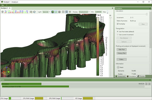 Software de simulación mecánica - MPS - Additive Works - de calibración / de optimización / de cálculos