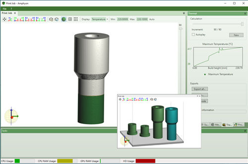 Software de análisis - TPS - Additive Works - de simulación térmica / para prueba / de nesting