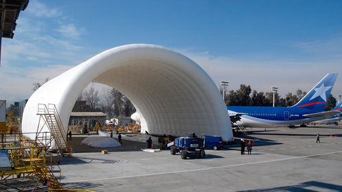 Estructura hinchable para aviación - Hangars H20 Poland - BUILDAIR - modular / de grandes dimensiones / resistente a la intemperie