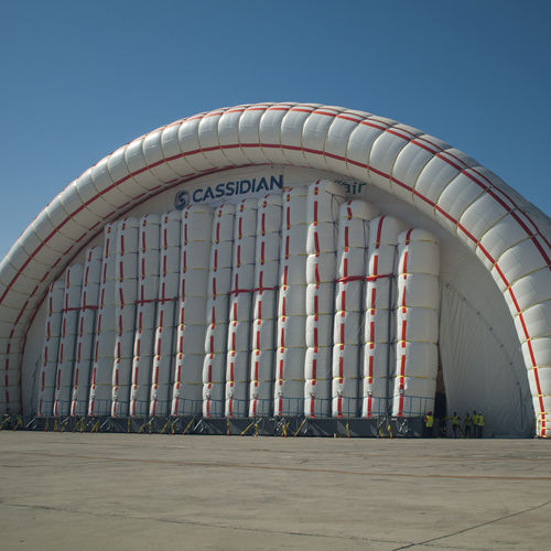 Estructura hinchable de almacenamiento - BUILDAIR - para aplicaciones industriales / para cubierta / modular