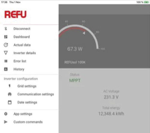 Software de supervisión - REFUset - REFU Elektronik GmbH - de interfaz / de puesta en servicio / de instalaciones fotovoltaicas