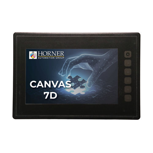 HMI con pantalla táctil - Canvas 7D - Horner Tianjin Automation Technology Ltd - en riel DIN / 800 x 480 / TFT LCD
