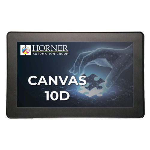 HMI con pantalla táctil - Canvas 10D - Horner Tianjin Automation Technology Ltd - en riel DIN / 1024 x 600 / RS-485