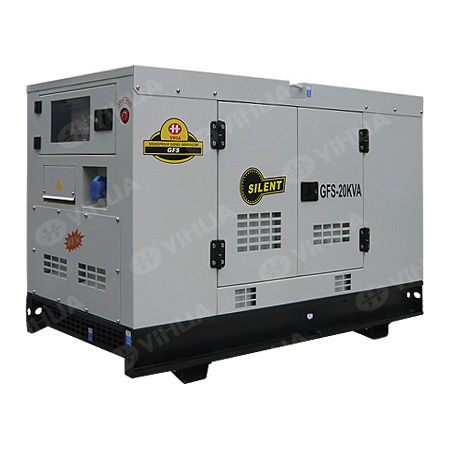 Grupo electrógeno diésel - ISUZU Series - Fujian Yihua Electrical Machinery Co., Ltd. - monofásico / en contenedor / 50 Hz