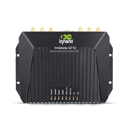 Pasarela embarcada - InVehicle G710  - InHand Networks - IoT / para sistema de localización en tiempo Real / Ethernet