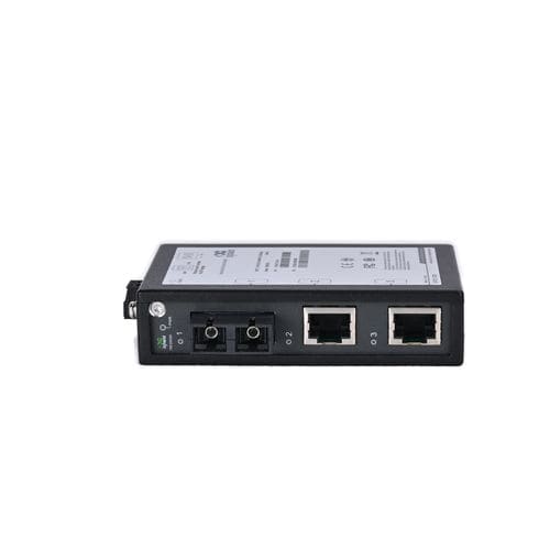 Conmutador Ethernet no administrable - ISE2003D-P - InHand Networks - 3 puertos / de fibras ópticas / en riel DIN