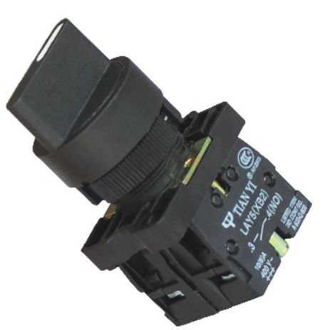 Conmutador con botón selector - LAY5 series - Shanghai Tianyi Electric Co., Ltd. - montado en panel / con luz / no luminoso