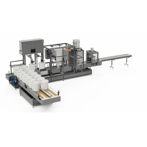 Llenadora - tapadora - selladora automática - MAMBA - impac Engineering ltd. - para líquido / lineal