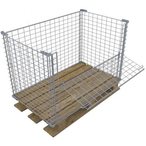 Caja-palé de madera - SAMARIT S.R.O. - enrejada / normalizada / con cartolas abatibles