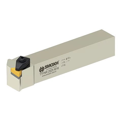 Herramienta de torneado exteriores - TTFNR/L (90) - SMOXH CUTTING TOOLS - con plaquita negativa / de precisión / para máquina herramienta
