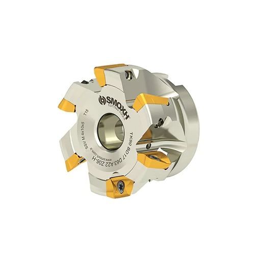 Fresa de dos cortes - TK90 BD11 D63 A22 Z06-H - SMOXH CUTTING TOOLS - de 1/4 de círculo / de punta esférica / de plaquitas intercambiables