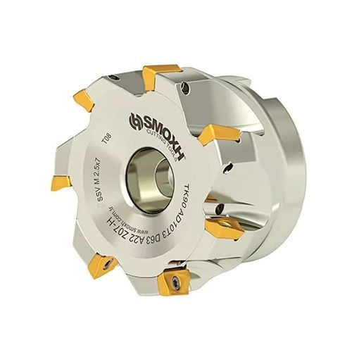 Fresa de dos cortes - TK90 AD10T3 D63 A22 Z07-H - SMOXH CUTTING TOOLS - de 1/4 de círculo / de punta esférica / de plaquitas intercambiables