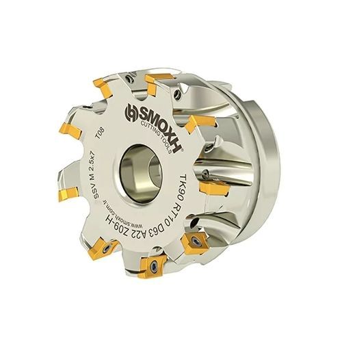 Fresa de dos cortes - TK90 RT10 D63 A22 Z09-H - SMOXH CUTTING TOOLS - de 1/4 de círculo / de punta esférica / de plaquitas intercambiables