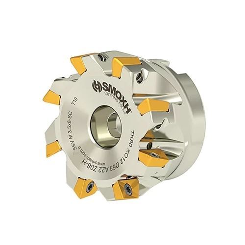 Fresa de dos cortes - TK90 XO12 D63 A22 Z08-H - SMOXH CUTTING TOOLS - de 1/4 de círculo / de punta esférica / de plaquitas intercambiables