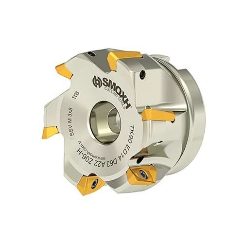 Fresa de dos cortes - TK90 ED10 D63 A22 Z07-H - SMOXH CUTTING TOOLS - de plaquitas intercambiables / con plaquita negativa / de acabado