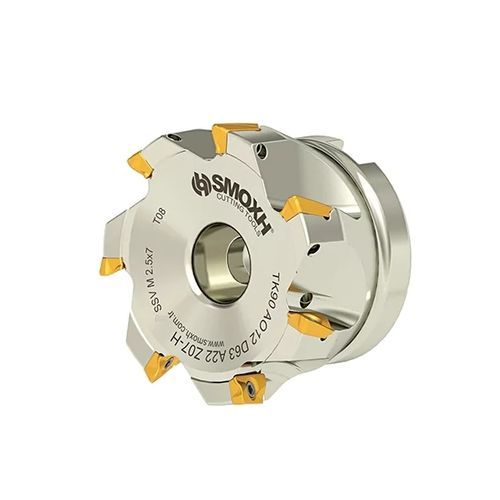 Fresa de dos cortes - TK90 AO12 D63 A22 Z07-H - SMOXH CUTTING TOOLS - de 1/4 de círculo / de punta esférica / de plaquitas intercambiables