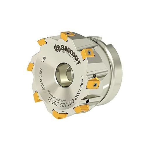 Fresa de dos cortes - TK90 LN08 D63 A22 Z08-H - SMOXH CUTTING TOOLS - de 1/4 de círculo / de punta esférica / de plaquitas intercambiables