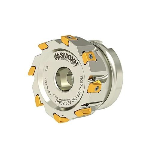 Fresa de dos cortes - TK90 LO12 D63 A22 Z06-H - SMOXH CUTTING TOOLS - de 1/4 de círculo / de punta esférica / de plaquitas intercambiables