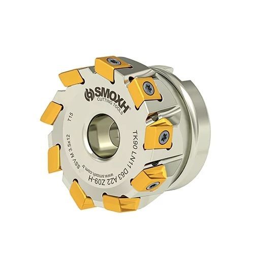 Fresa de dos cortes - TK90 LN11 D63 A22 Z06-H - SMOXH CUTTING TOOLS - de 1/4 de círculo / de punta esférica / de plaquitas intercambiables