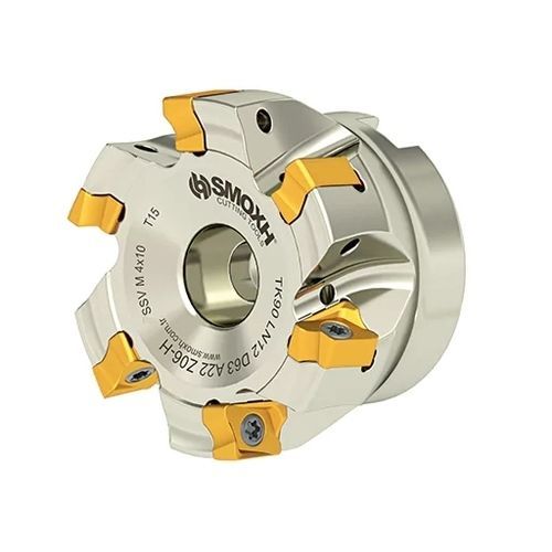 Fresa de dos cortes - TK90 LN12 D63 A22 Z06-H - SMOXH CUTTING TOOLS - de 1/4 de círculo / de punta esférica / de plaquitas intercambiables