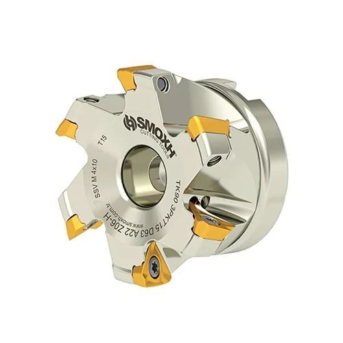 Fresa de dos cortes - TK90 3PKT10 D63 A22 Z07-H - SMOXH CUTTING TOOLS - de 1/4 de círculo / de punta esférica / de plaquitas intercambiables