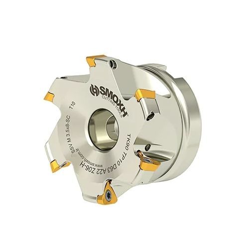 Fresa de dos cortes - TK90 TP10 D63 A22 Z06-H - SMOXH CUTTING TOOLS - de 1/4 de círculo / de punta esférica / de plaquitas intercambiables
