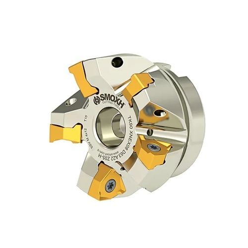 Fresa de dos cortes - TK90 XNEX08 D63 A22 Z05-H - SMOXH CUTTING TOOLS - de 1/4 de círculo / de punta esférica / de plaquitas intercambiables