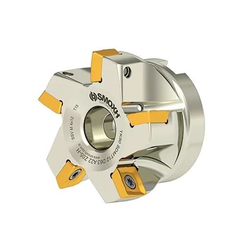 Fresa de dos cortes - TK90 SDMT12 D63 A22 Z05-H - SMOXH CUTTING TOOLS - de 1/4 de círculo / de punta esférica / de plaquitas intercambiables