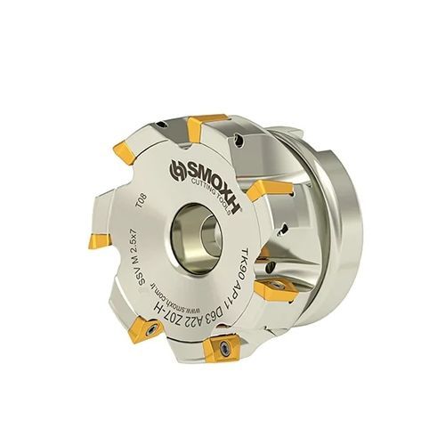 Fresa de plaquitas intercambiables - TK90 AP11 D63 A22 Z07-H - SMOXH CUTTING TOOLS - de dos cortes / de 1/4 de círculo / de punta esférica