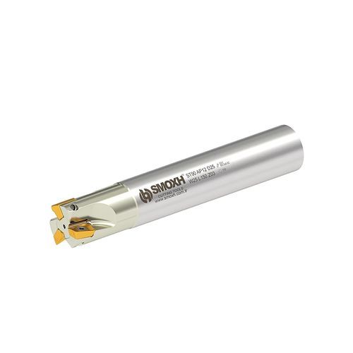 Fresa de plaquitas intercambiables - ST90 AP09T3 D16 W16 L150 Z02-H - SMOXH CUTTING TOOLS - de 1/4 de círculo / de punta esférica / de dos cortes