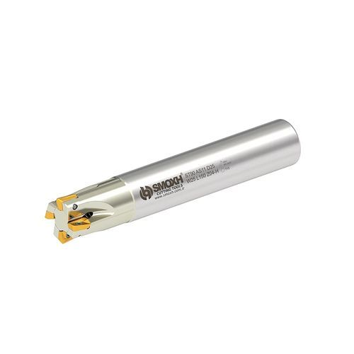 Fresa de plaquitas intercambiables - ST90 AS11 D25 W25 L150 Z04-H - SMOXH CUTTING TOOLS - de 1/4 de círculo / de punta esférica / de dos cortes