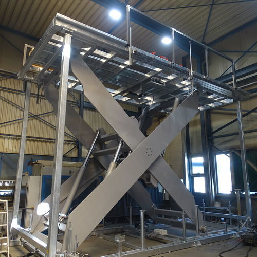 Plataforma elevadora de tijera de taller - PT - Dynalserg, S.L.