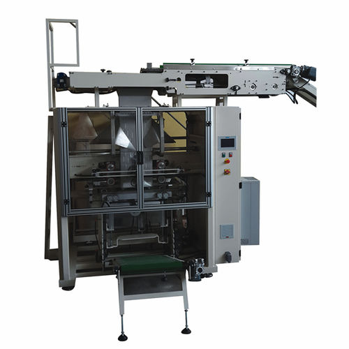 Máquina de acondicionamiento vertical - BVM-1300-MC - GPM - controlada por PLC / con film / compacta