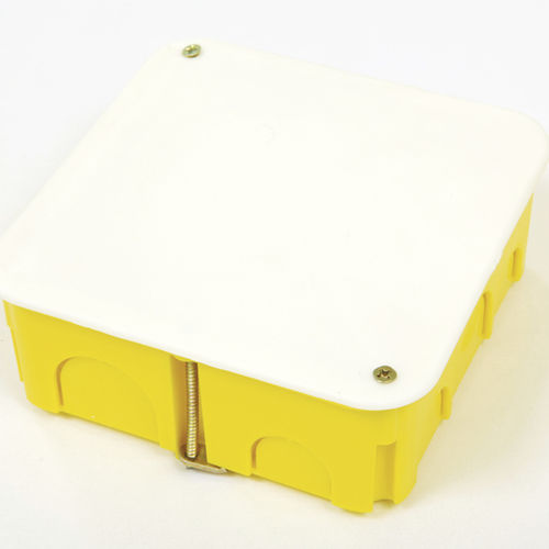 Caja de conexiones de pared - SQUARE - courbi - antipropagación de fuego / a prueba de choques / autoextinguible